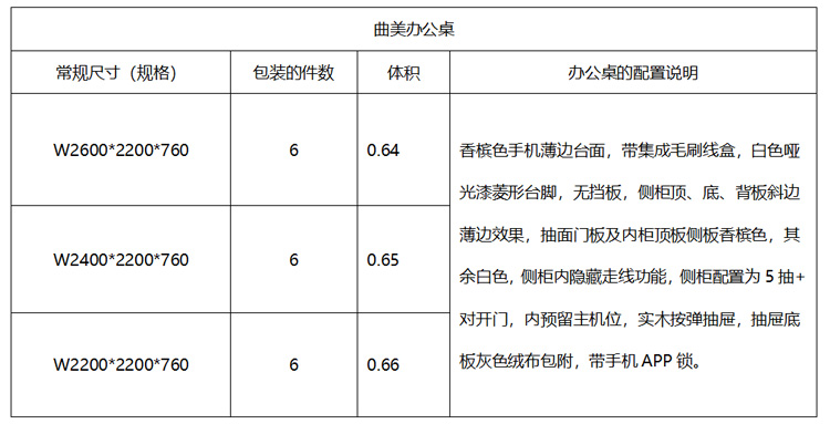 曲美老板桌參數 曲美老板桌參數
